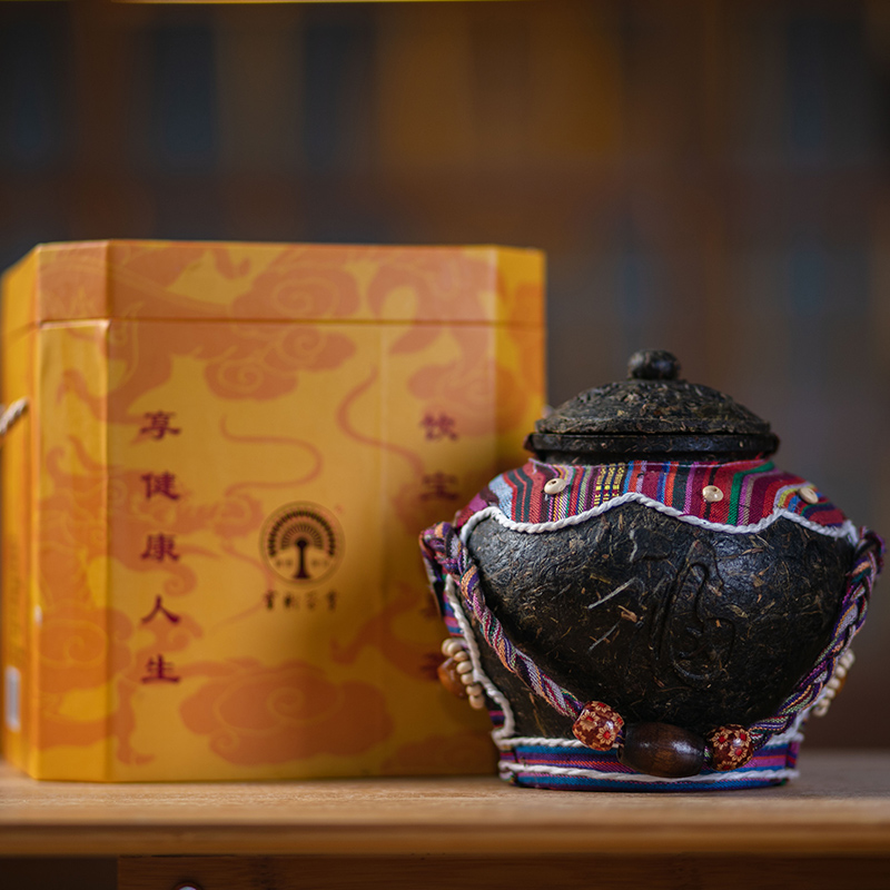 茶叶罐金花天尖